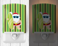 Load image into Gallery viewer, Beach Santa Claus #5 Ceramic Night Light BB9072CNL