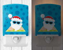Load image into Gallery viewer, Beach Santa Claus #7 Ceramic Night Light BB9074CNL