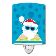 Load image into Gallery viewer, Beach Santa Claus #7 Ceramic Night Light BB9074CNL