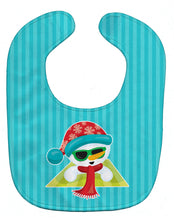 Load image into Gallery viewer, Beach Snowman Baby Bib BB9079BIB