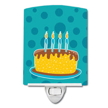 Load image into Gallery viewer, Birthday Cake Ceramic Night Light BB9094CNL