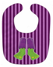Load image into Gallery viewer, Halloween Frankenstein Feet Baby Bib BB9104BIB