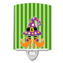 Load image into Gallery viewer, Halloween Witch's Feet #2 Ceramic Night Light BB9107CNL
