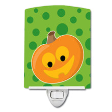 Load image into Gallery viewer, Halloween JackOLantern Ceramic Night Light BB9109CNL