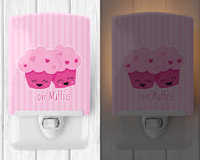 Load image into Gallery viewer, Love Muffins Ceramic Night Light BB9127CNL