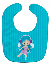 Load image into Gallery viewer, Blue Haired Fairy Baby Bib BB9147BIB