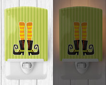 Load image into Gallery viewer, Halloween Witch's Feet #4 Ceramic Night Light BB9154CNL