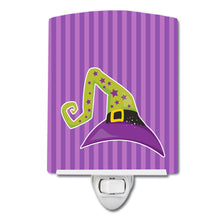 Load image into Gallery viewer, Halloween Witch's Hat #1 Ceramic Night Light BB9156CNL