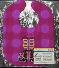 Load image into Gallery viewer, Halloween Witch's Legs Baby Bib BB9159BIB