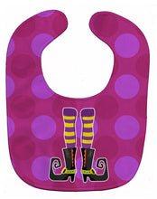 Load image into Gallery viewer, Halloween Witch's Legs Baby Bib BB9159BIB