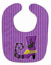 Load image into Gallery viewer, Halloween Witch's Shoe Baby Bib BB9163BIB