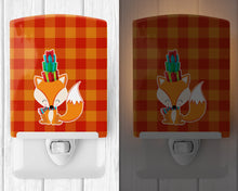 Load image into Gallery viewer, Christmas Fox Ceramic Night Light BB9173CNL