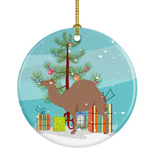 Load image into Gallery viewer, F1 Hybrid Camel Christmas Ornament - Round Ceramic Ornament – Artist-Designed Keepsake Decoration BB9186CO1