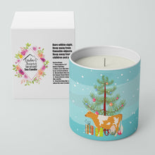 Load image into Gallery viewer, Guernsey Cow Christmas 10 oz Decorative Soy Candle