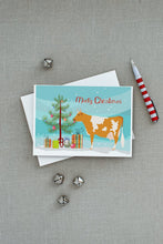 Load image into Gallery viewer, Guernsey Cow Christmas Greeting Cards -  Blank Note Cards – 8-Pack of Artist-Designed Cards with Envelopes