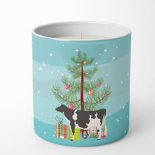 Load image into Gallery viewer, Holstein Cow Christmas 10 oz Decorative Soy Candle