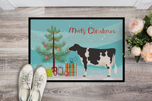 Load image into Gallery viewer, Holstein Cow Christmas Doormat - 18x27 Decorative Floor Mat – Indoor/Outdoor Rug with Artistic Flair BB9189MAT
