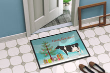 Load image into Gallery viewer, Holstein Cow Christmas Doormat - 18x27 Decorative Floor Mat – Indoor/Outdoor Rug with Artistic Flair BB9189MAT