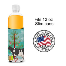 Load image into Gallery viewer, Holstein Cow Christmas   Hugger for slim cans BB9189MUK