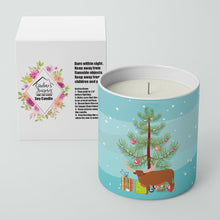 Load image into Gallery viewer, Ankole-Watusu Cow Christmas 10 oz Decorative Soy Candle