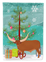 Load image into Gallery viewer, Ankole-Watusu Cow Christmas Garden Flag - Outdoor Decorative Yard Flag BB9190GF
