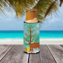 Load image into Gallery viewer, Ankole-Watusu Cow Christmas   Hugger for slim cans BB9190MUK