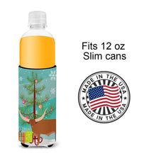 Load image into Gallery viewer, Ankole-Watusu Cow Christmas   Hugger for slim cans BB9190MUK