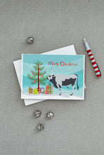 Load image into Gallery viewer, Hungarian Grey Steppe Cow Christmas Greeting Cards -  Blank Note Cards – 8-Pack of Artist-Designed Cards with Envelopes