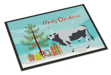 Load image into Gallery viewer, Hungarian Grey Steppe Cow Christmas Doormat - 24x36 Decorative Floor Mat – Indoor/Outdoor Rug with Artistic Flair BB9191JMAT