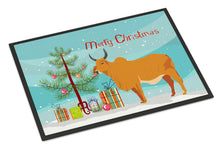 Load image into Gallery viewer, Zebu Indicine Cow Christmas Doormat - 18x27 Decorative Floor Mat – Indoor/Outdoor Rug with Artistic Flair BB9192MAT