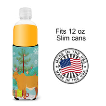 Load image into Gallery viewer, Zebu Indicine Cow Christmas   Hugger for slim cans BB9192MUK