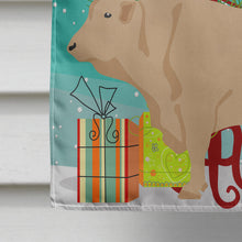 Load image into Gallery viewer, Charolais Cow Christmas Flag Canvas House Size BB9193CHF