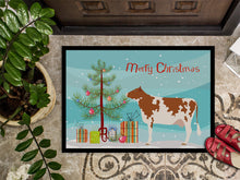 Load image into Gallery viewer, Ayrshire Cow Christmas Doormat - 24x36 Decorative Floor Mat – Indoor/Outdoor Rug with Artistic Flair BB9194JMAT