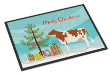Load image into Gallery viewer, Ayrshire Cow Christmas Doormat - 24x36 Decorative Floor Mat – Indoor/Outdoor Rug with Artistic Flair BB9194JMAT