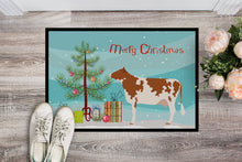 Load image into Gallery viewer, Ayrshire Cow Christmas Doormat - 18x27 Decorative Floor Mat – Indoor/Outdoor Rug with Artistic Flair BB9194MAT