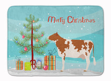Load image into Gallery viewer, Ayrshire Cow Christmas Machine Washable Memory Foam Mat BB9194RUG