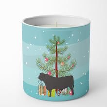 Load image into Gallery viewer, Black Angus Cow Christmas 10 oz Decorative Soy Candle