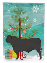 Load image into Gallery viewer, Black Angus Cow Christmas Flag Canvas House Size BB9195CHF