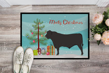Load image into Gallery viewer, Black Angus Cow Christmas Doormat - 24x36 Decorative Floor Mat – Indoor/Outdoor Rug with Artistic Flair BB9195JMAT