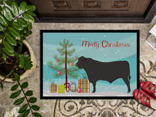 Load image into Gallery viewer, Black Angus Cow Christmas Doormat - 24x36 Decorative Floor Mat – Indoor/Outdoor Rug with Artistic Flair BB9195JMAT