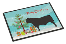 Load image into Gallery viewer, Black Angus Cow Christmas Doormat - 18x27 Decorative Floor Mat – Indoor/Outdoor Rug with Artistic Flair BB9195MAT