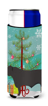 Load image into Gallery viewer, Black Angus Cow Christmas   Hugger for slim cans BB9195MUK