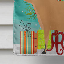 Load image into Gallery viewer, Jersey Cow Christmas Flag Canvas House Size BB9196CHF
