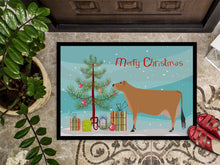 Load image into Gallery viewer, Jersey Cow Christmas Doormat - 18x27 Decorative Floor Mat – Indoor/Outdoor Rug with Artistic Flair BB9196MAT