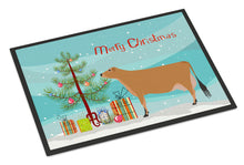 Load image into Gallery viewer, Jersey Cow Christmas Doormat - 18x27 Decorative Floor Mat – Indoor/Outdoor Rug with Artistic Flair BB9196MAT