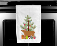 Load image into Gallery viewer, Jersey Cow Christmas Kitchen Towels – Set of 2 - Decorative &amp; Absorbent Cotton | BB9196WTKT
