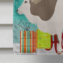 Load image into Gallery viewer, Malvi Cow Christmas Flag Canvas House Size BB9197CHF