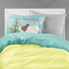 Load image into Gallery viewer, Malvi Cow Christmas Fabric Standard Pillowcase – Artistic Decorative Front, White Back BB9197PILLOWCASE