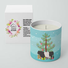 Load image into Gallery viewer, Belted Galloway Cow Christmas 10 oz Decorative Soy Candle