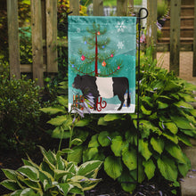 Load image into Gallery viewer, Belted Galloway Cow Christmas Garden Flag - Outdoor Decorative Yard Flag BB9198GF